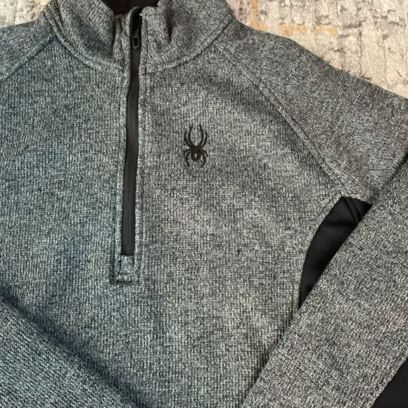MEN’S SPYDER 1/4 ZIP CORE PULLOVER! EUC! SIZE M - Picture 2 of 10